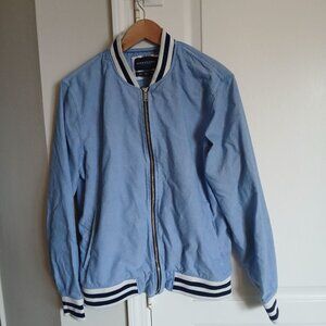 DENIM & FLOWER Ricky Singh Bomber Jacket, Mens Large